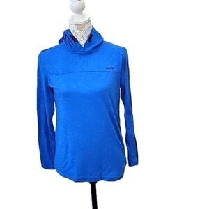 Hurley Hoodie Blue Space Dye Lightweight Boys Large